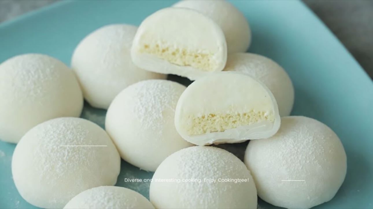 Vanilla Ice Cream Rice Cake - By Cooking Tree