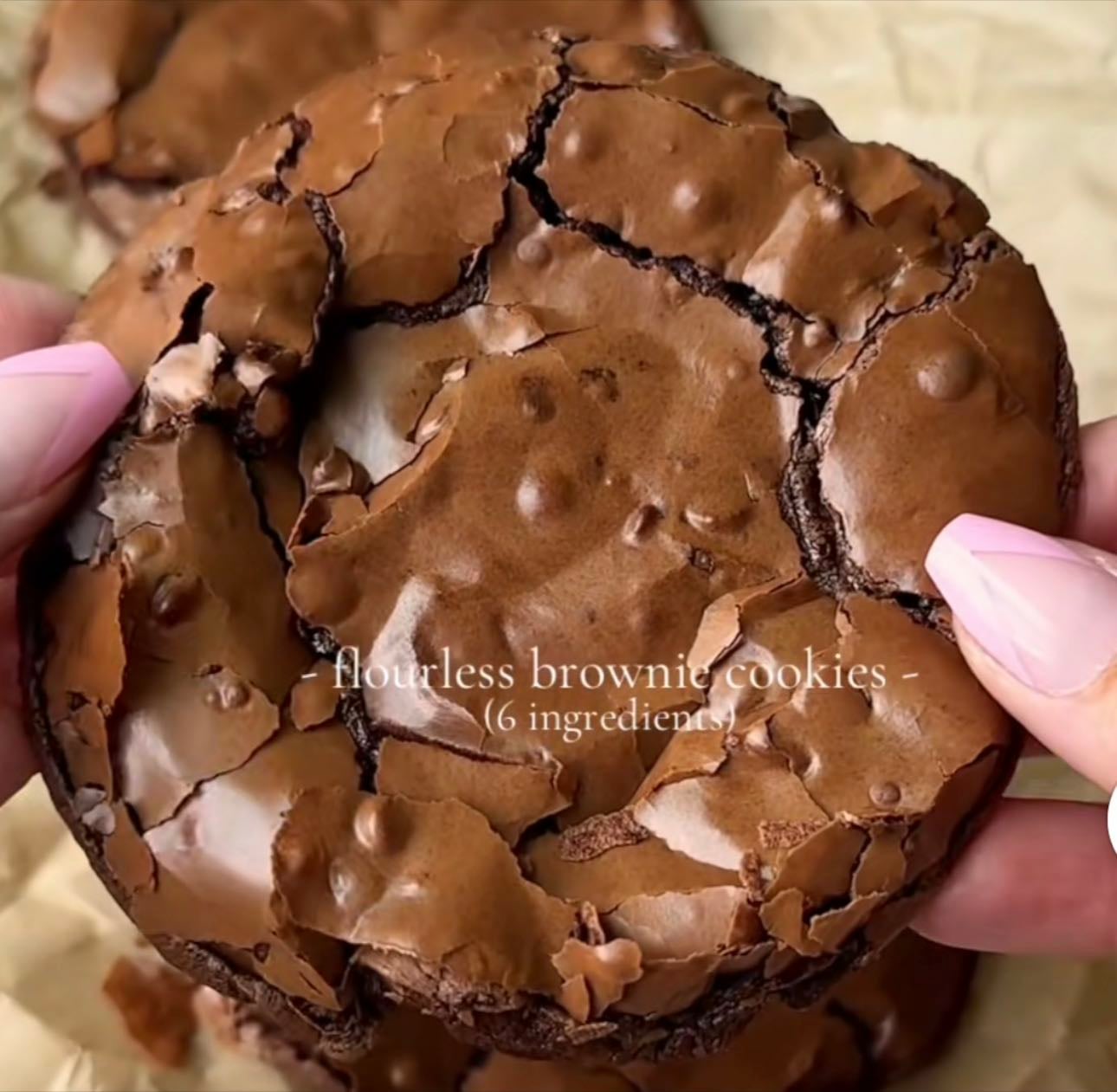 Flourless Brownie Cookies