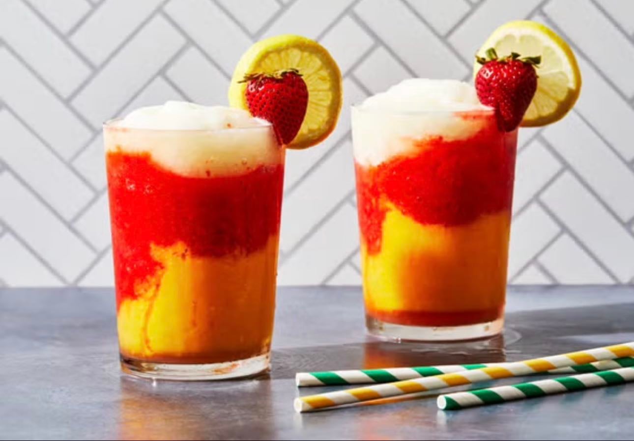 Layered Ombre Lemonade Drops
