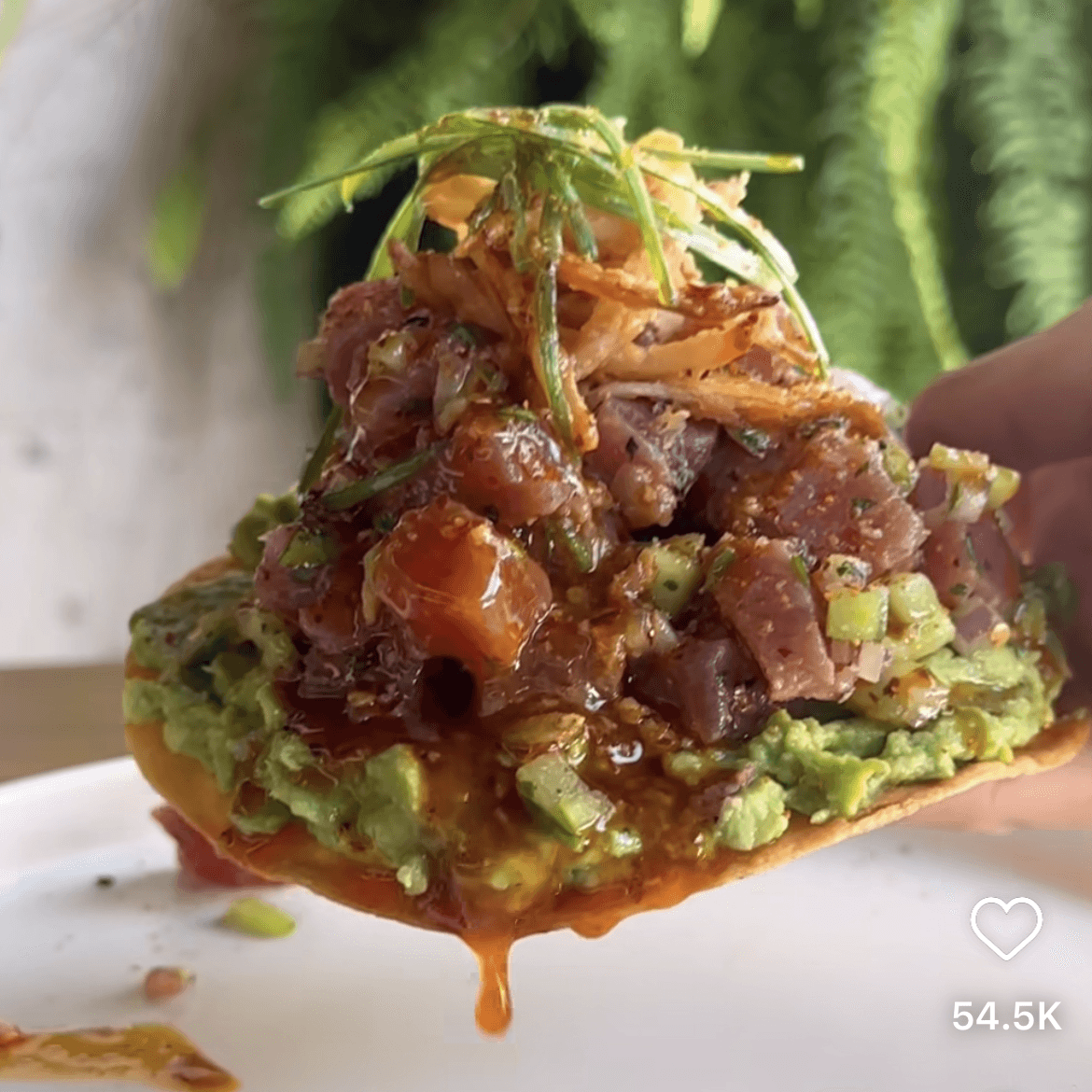 ceviche de atún - Instagram