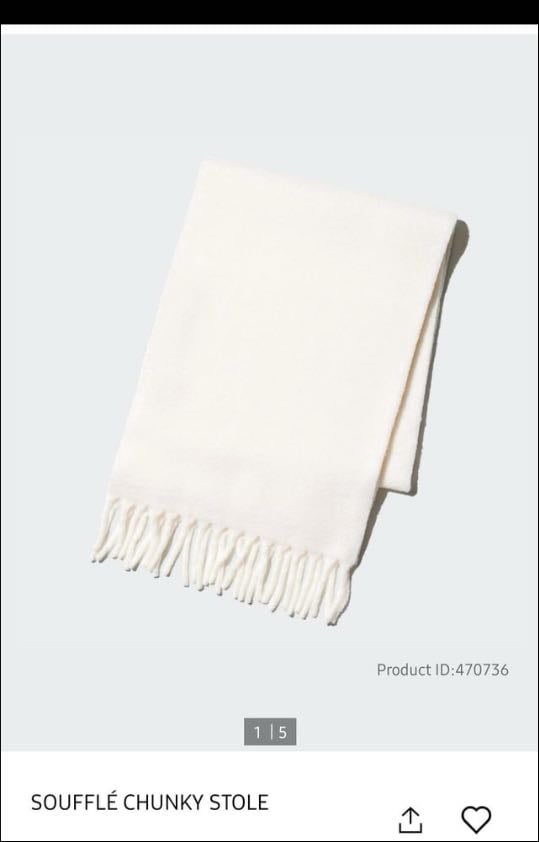 Big white scarf - Uniqlo - 29,90€