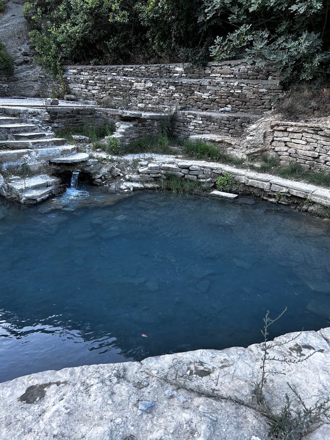 The lagoons in Permet - Would recommend but be aware do not let your hair have contact with the water because the water is damaging for your hair.