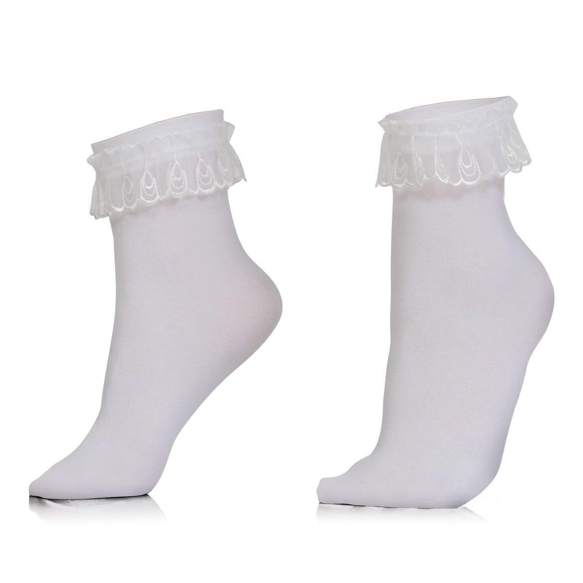 Ruffled socks