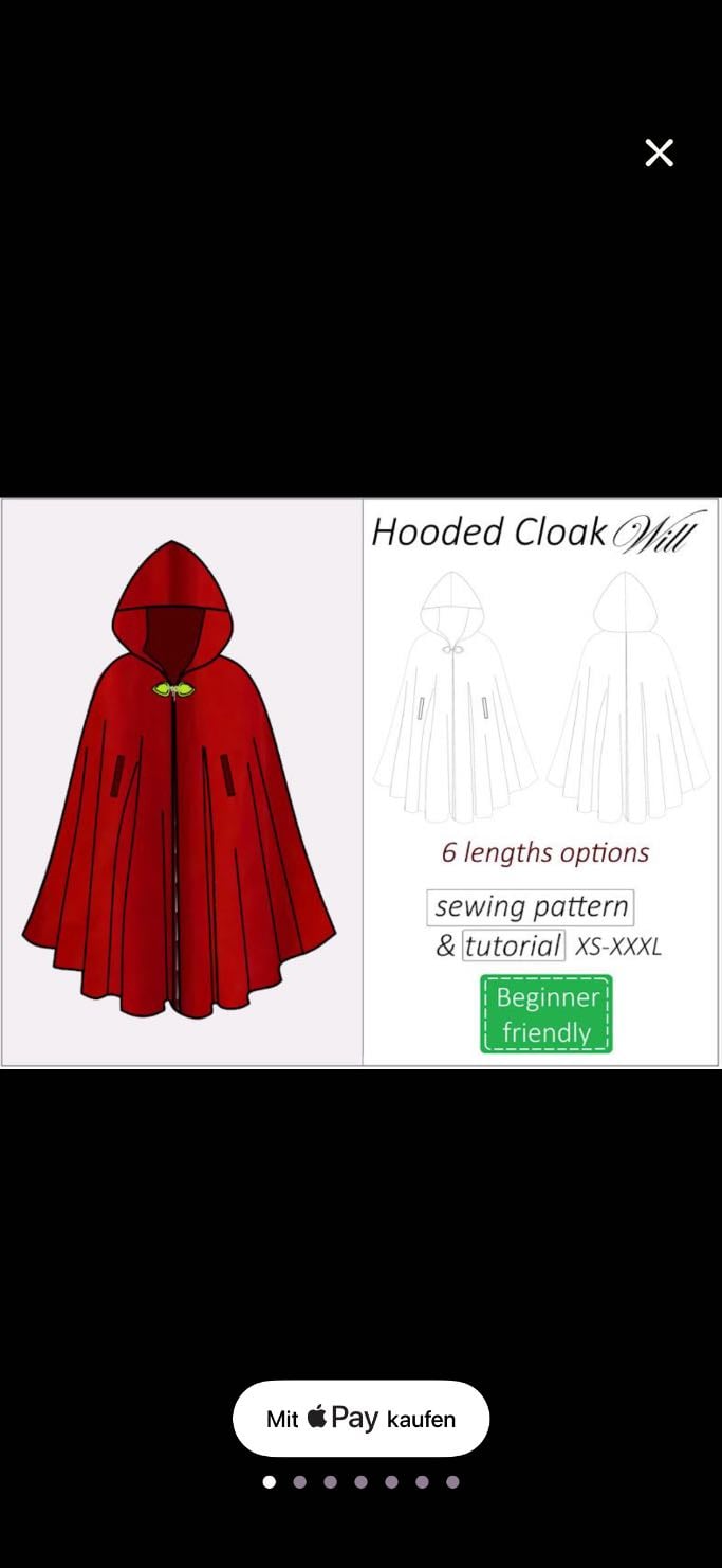 Hooded cloak
