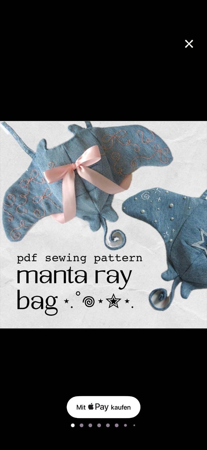 Manta ray bag