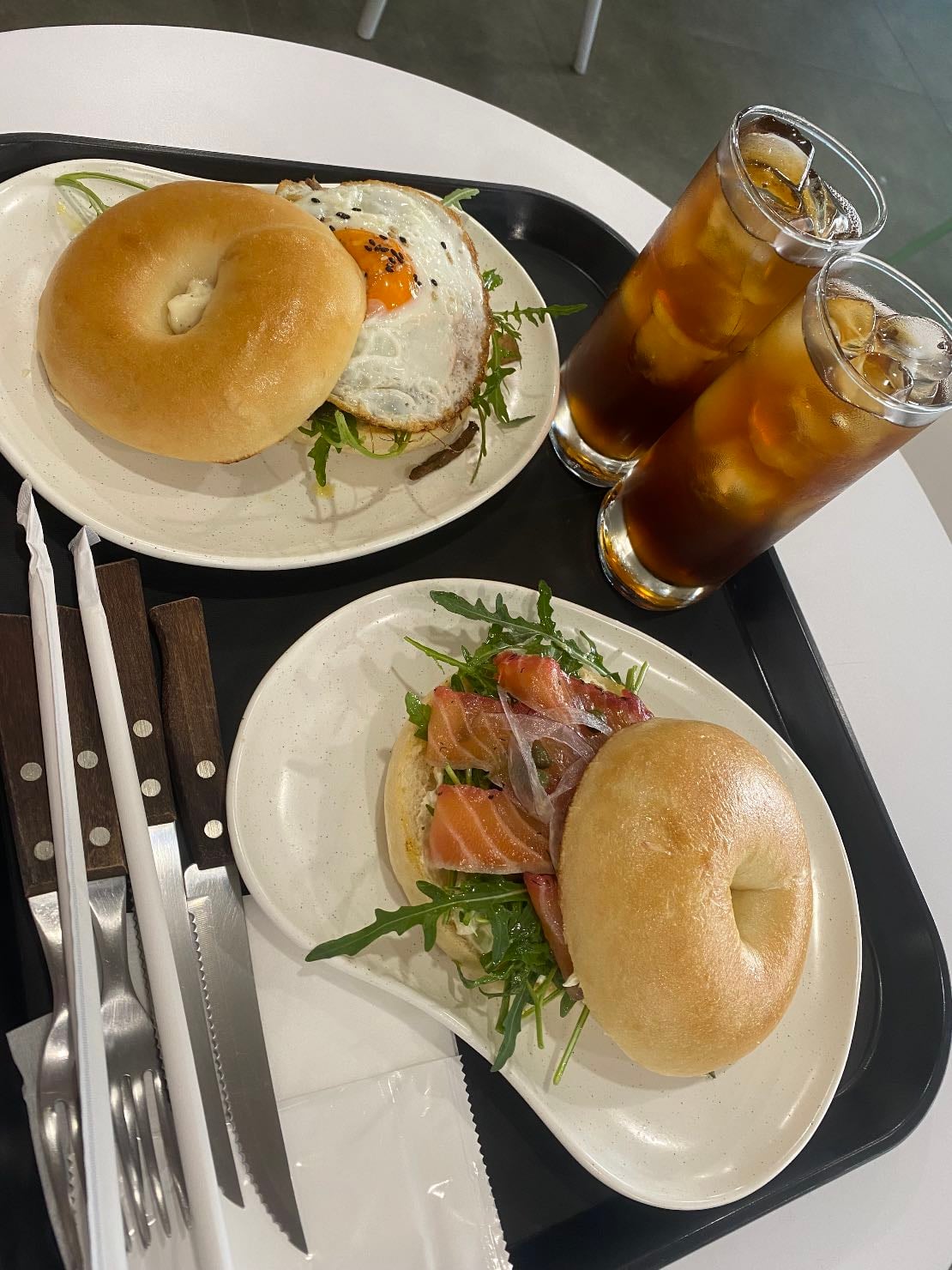 Triple bagel
