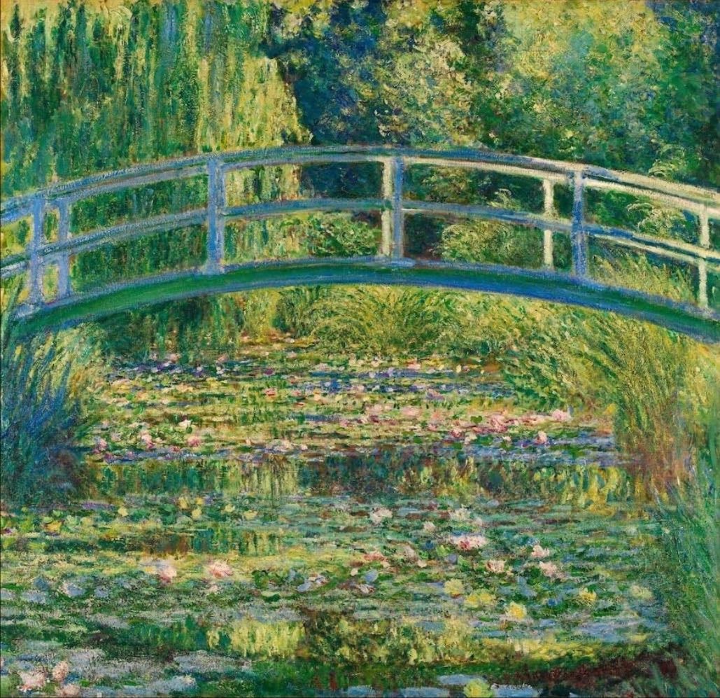 The water lily pond-Claude Monet