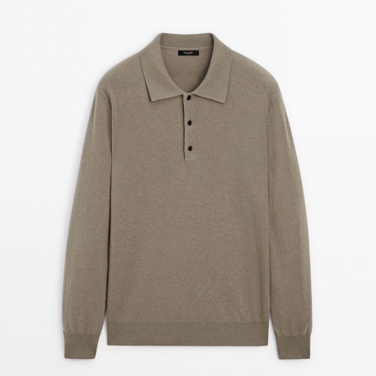 Jersey cuello polo cashmere - A buen precio, perfecto tenerlo en rotación