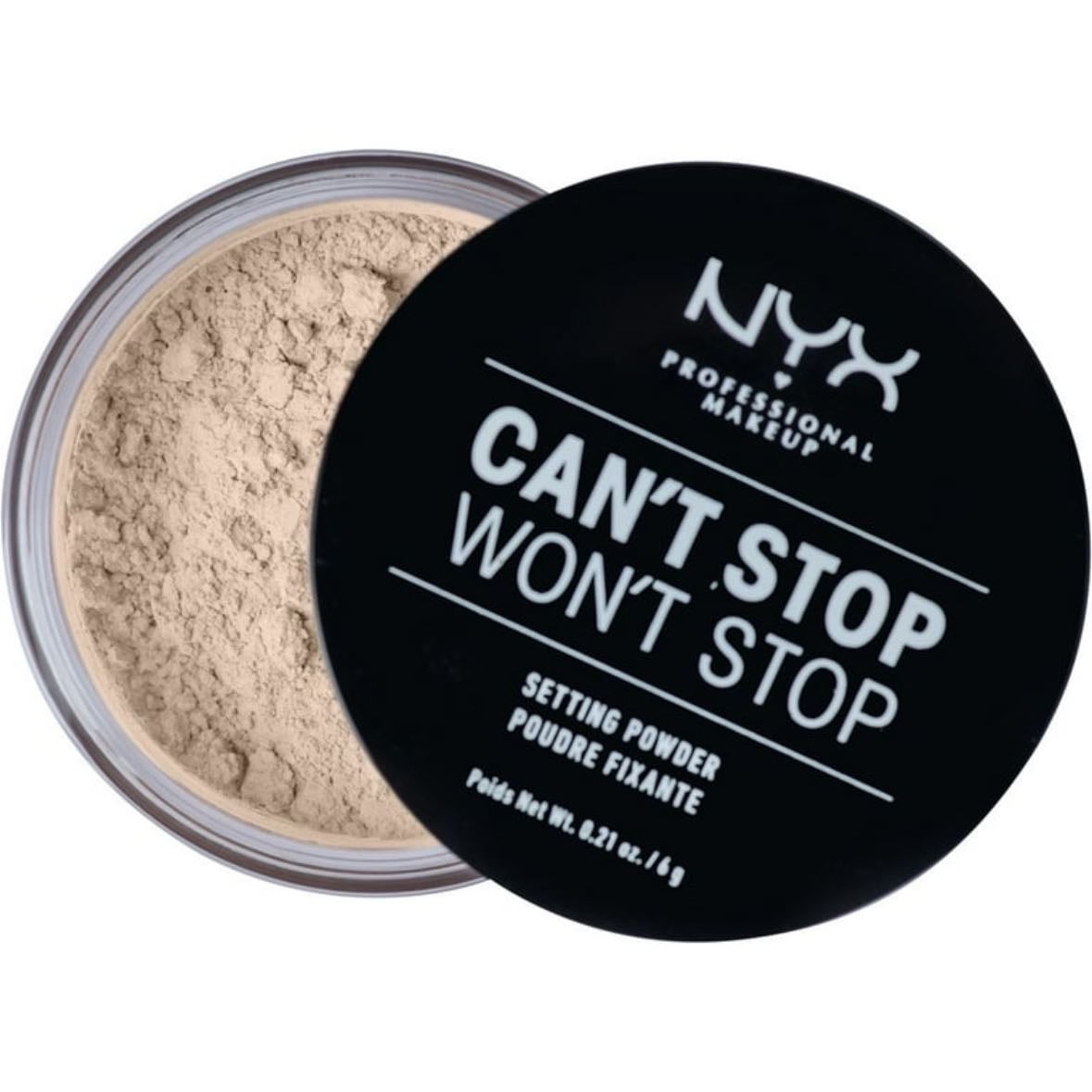 nyx setting powder - nothing too crazy just a regular setting powder
