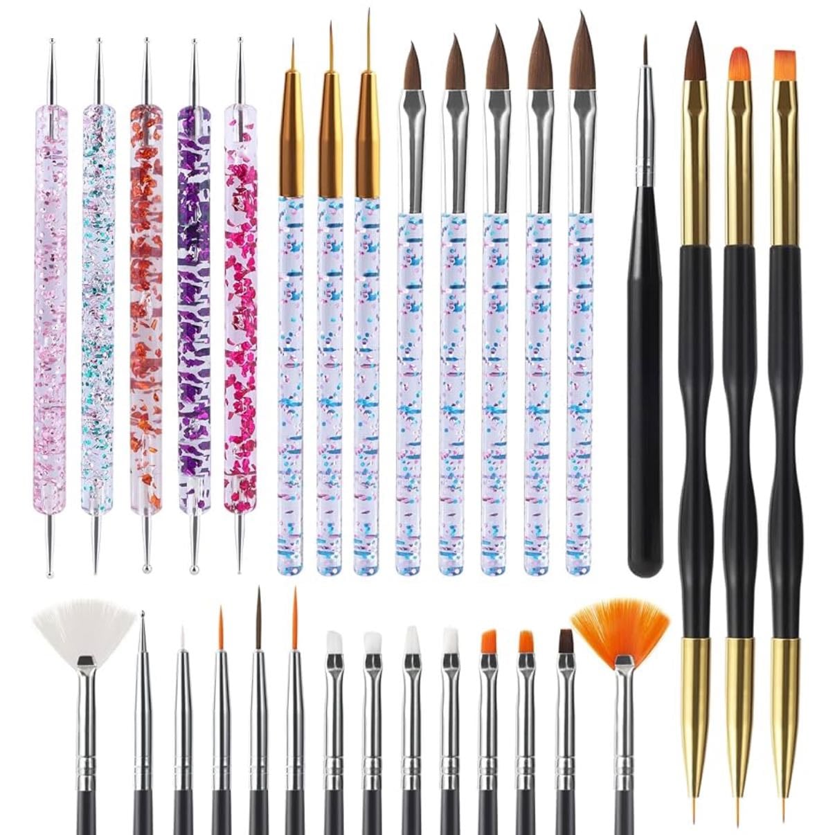 Nail Art Tools - every dotting tool & brush you need for beginner or intermediate designs