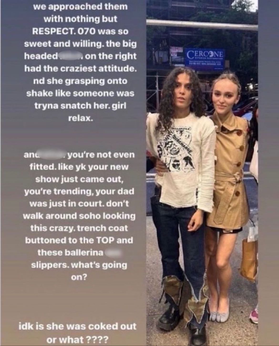 lily rose depp (trench)