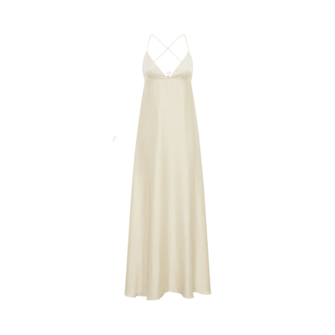 Melisandre Baby Doll Maxi Dress- Sand - $125 USD