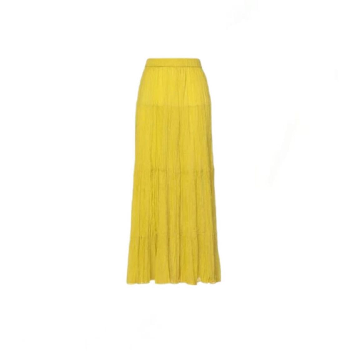 Womenβs yellow maxi skirt - $ 97 USD
