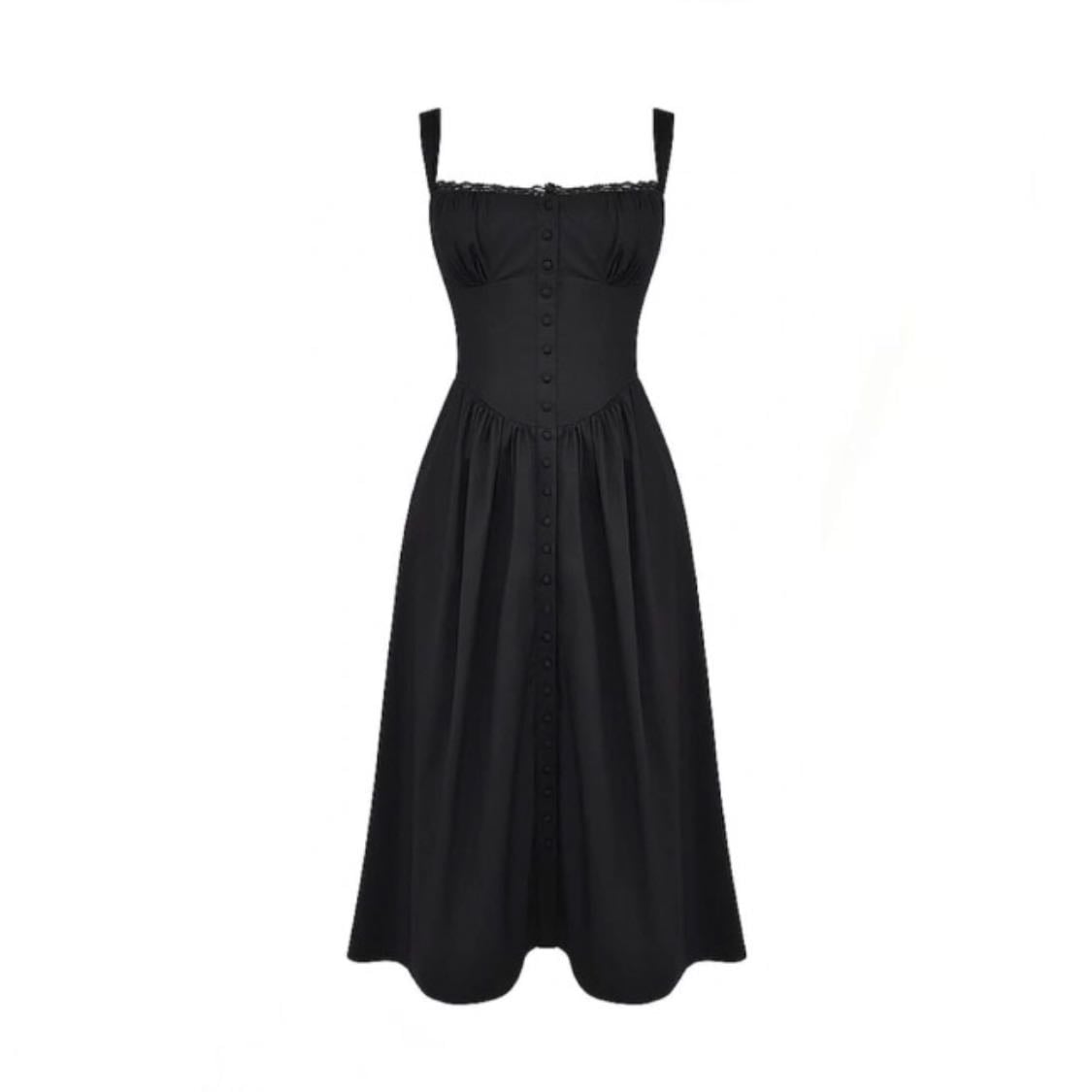 Tatiana Black midi sundress - $203 USD