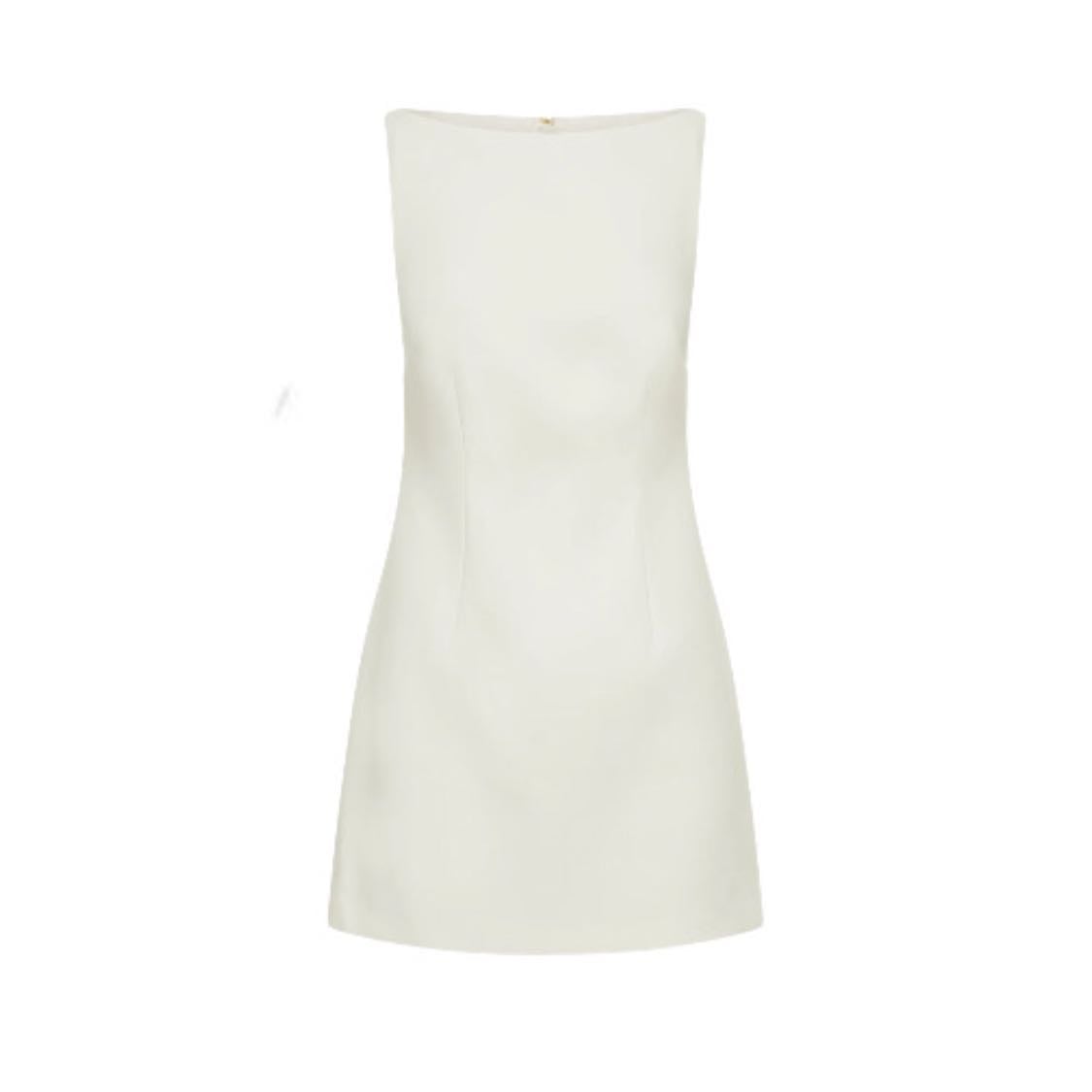Angela Suiting Mini Dress - Ivory - $95 USD
