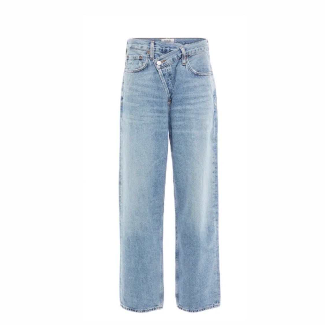 Criss cross upsized jeans - $280 USD