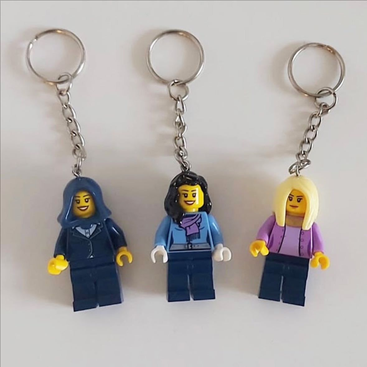 customed lego keychain