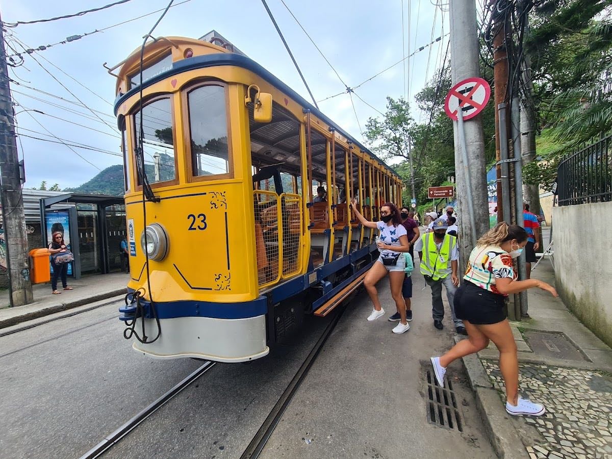 Station of Santa Teresa trams