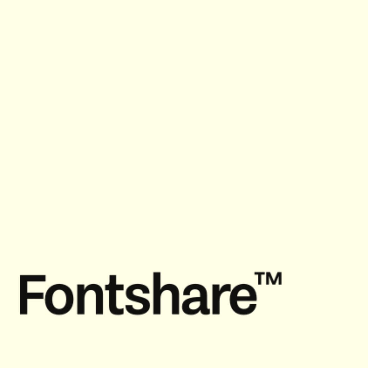 FONT SHARE - fonts