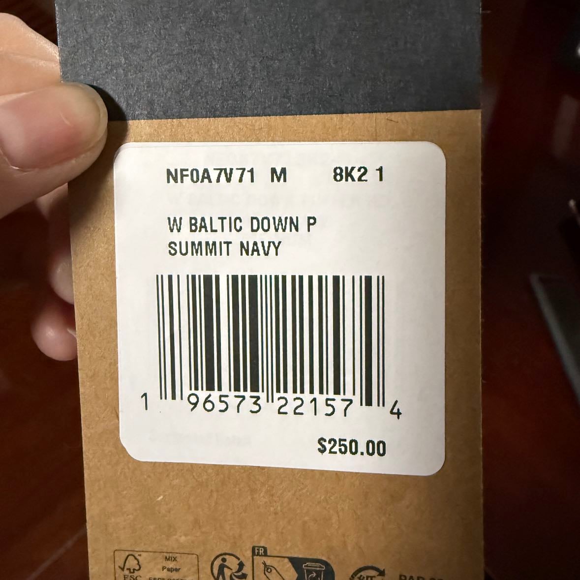 The North Face Black Puffer - W Baltic Down P Summit Navy