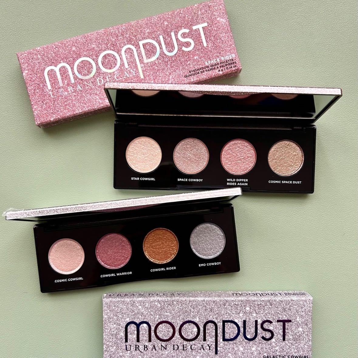 Urban Decay Space Rider and Galactic Cowgirl Moondust Palettes - Urban Decay