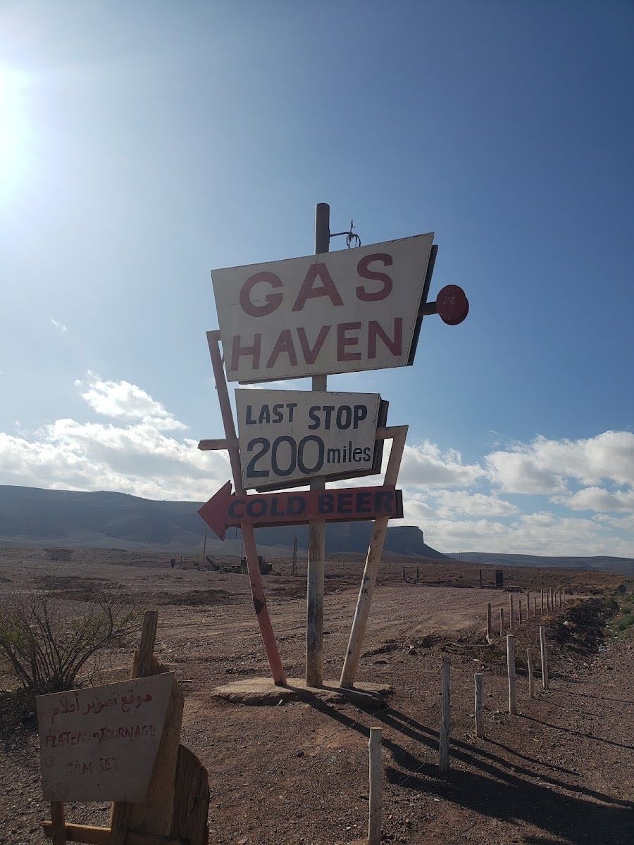 The 'Hills Have Eyes' Gas Station - Ouarzazate