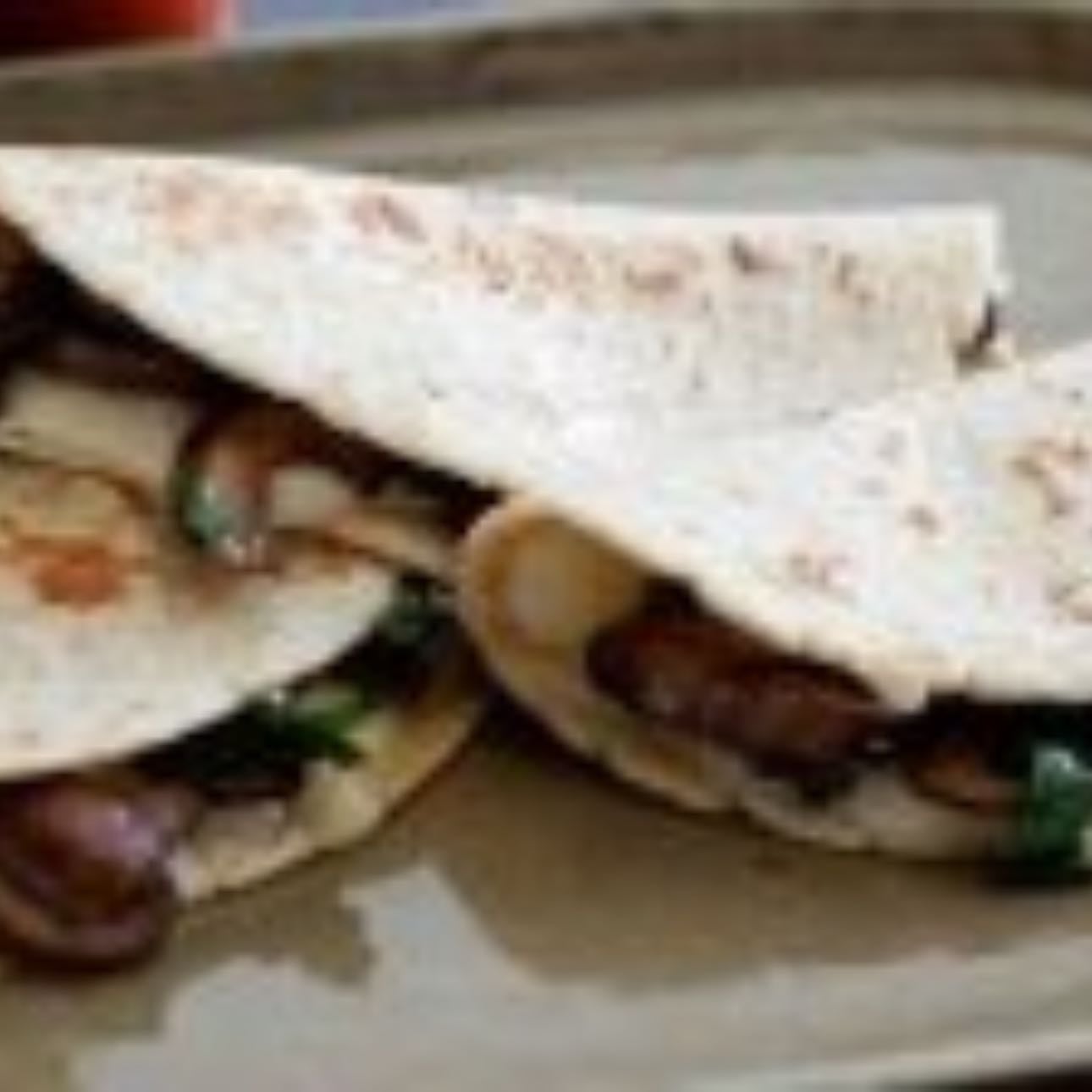 Quesadillas con champiñones
