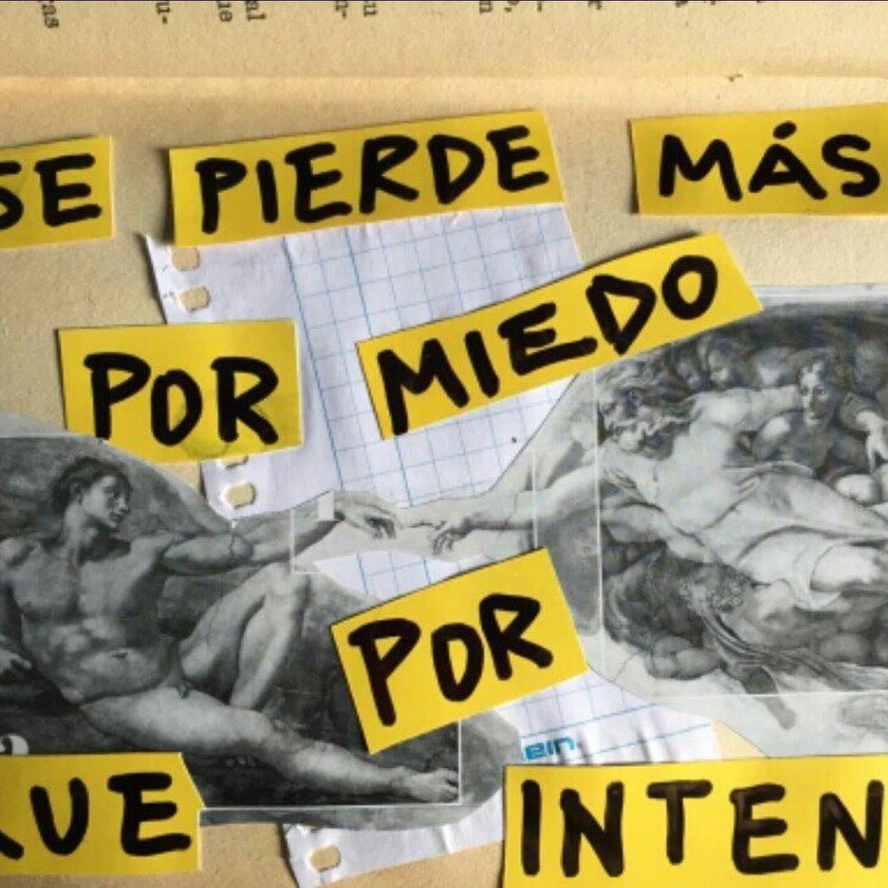 “Se pierde más por miedo que por intentarlo”