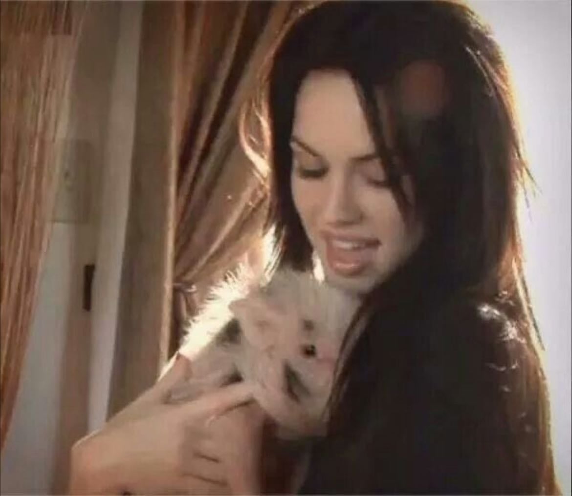megan fox - restrain me from the black hair dye