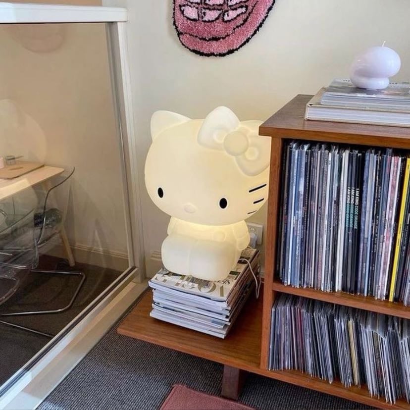 Lámpara de hello kitty