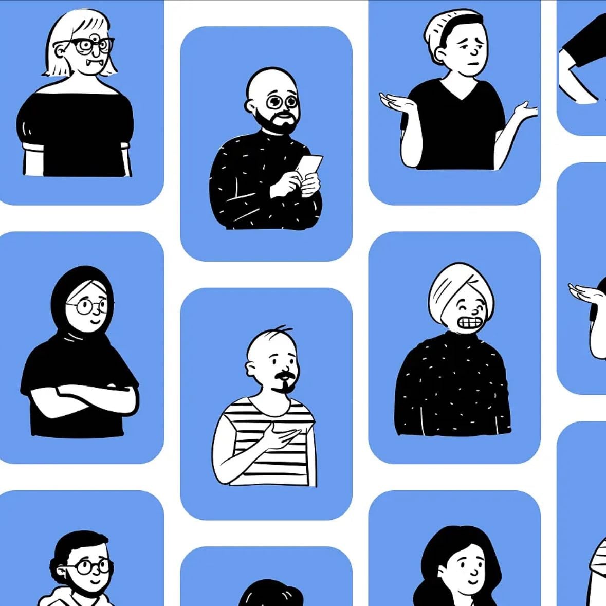 OpenPeeps - Site para ilustrações grátis.
