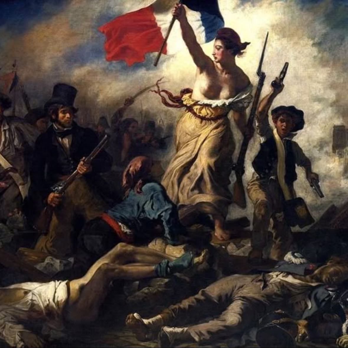 Delacroix - La libertad guiando al pueblo