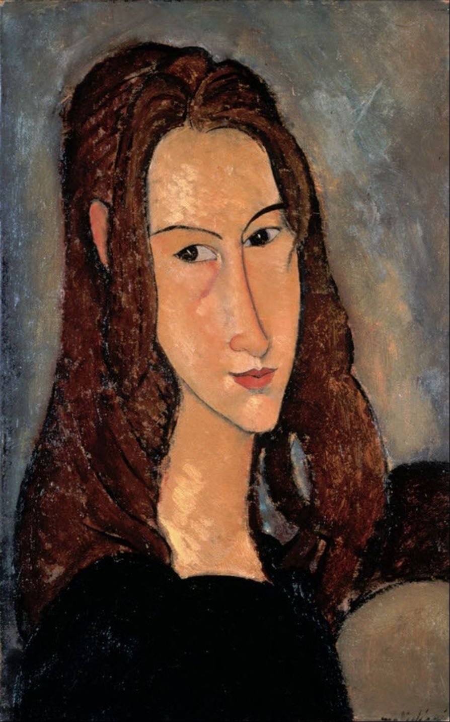 Retrato de Jeanne Hébuterne (1919) - Amedeo Modigliani