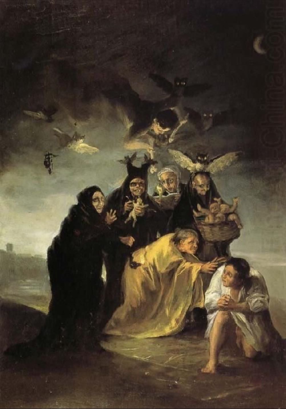 El conjuro - Francisco de Goya