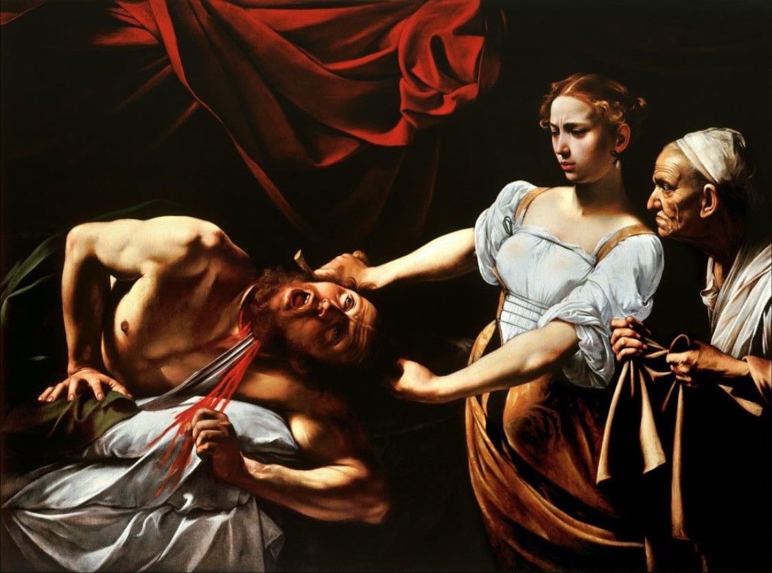 Judith decapitando a Holofernes - Caravaggio