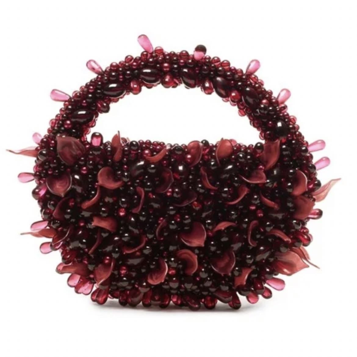 Petal Bag Garnet Red - On the list of handbags