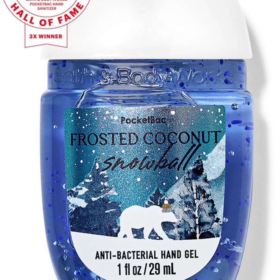 Gel Antibacterial - Bath and Body Works gel antibacterial “Frosted Coconut”
