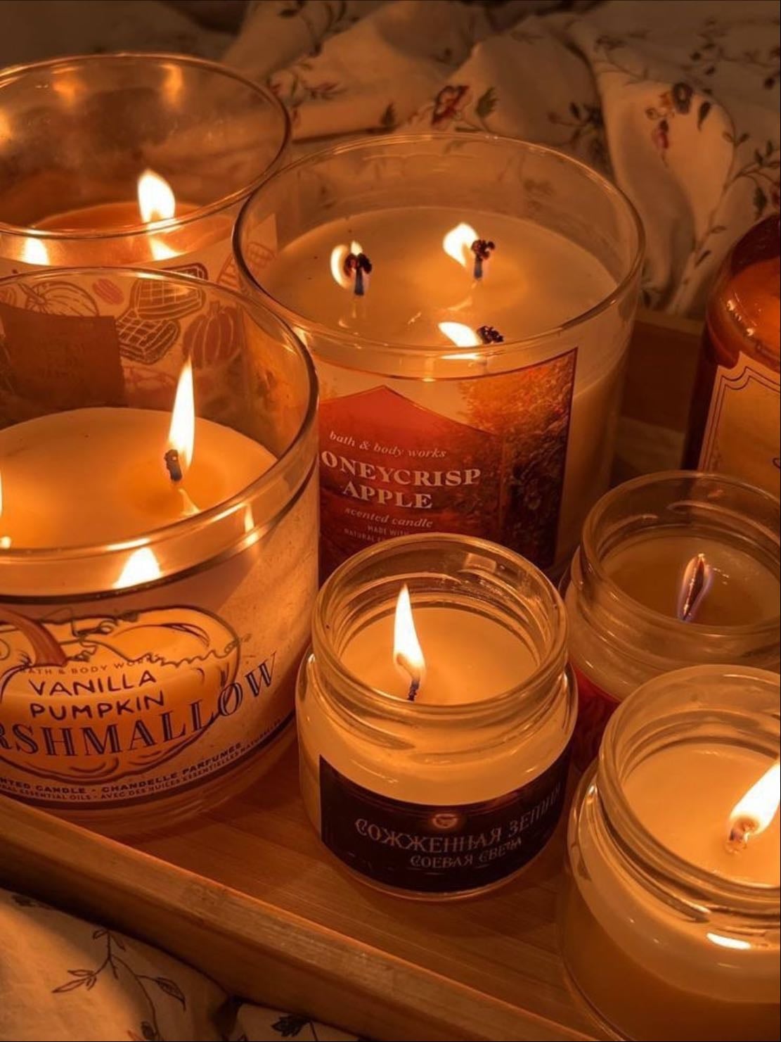 Light fall candles