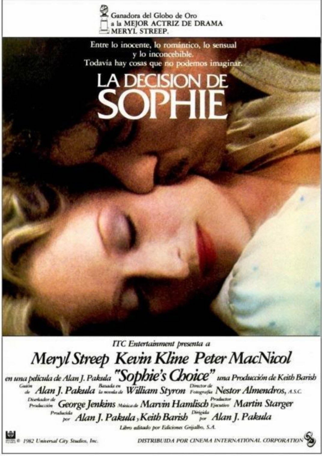 La decisión de Sophie - Alan J. Pakula · 1982