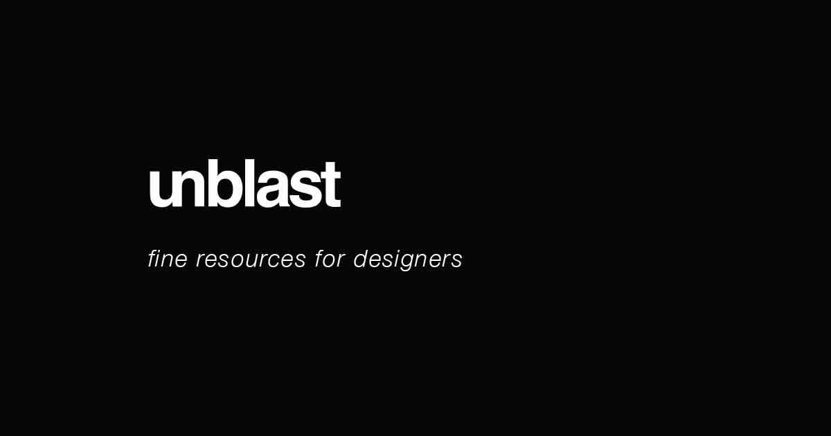 Unblast - tipografías, mockups, iconos, etc.
