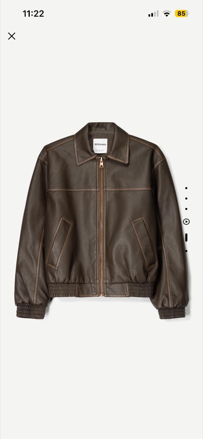 Veste en similicuir