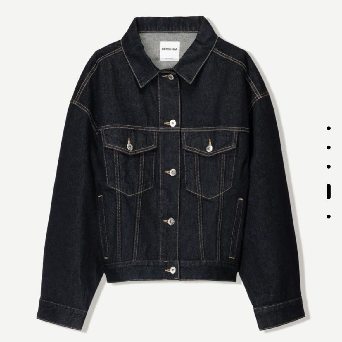 Blouson denim balloon