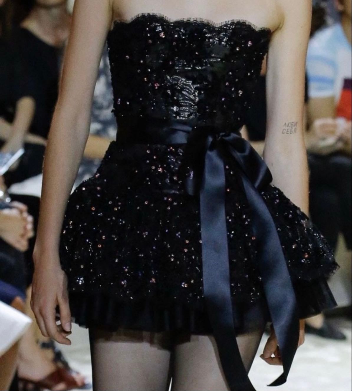 Black Dress with Sequins