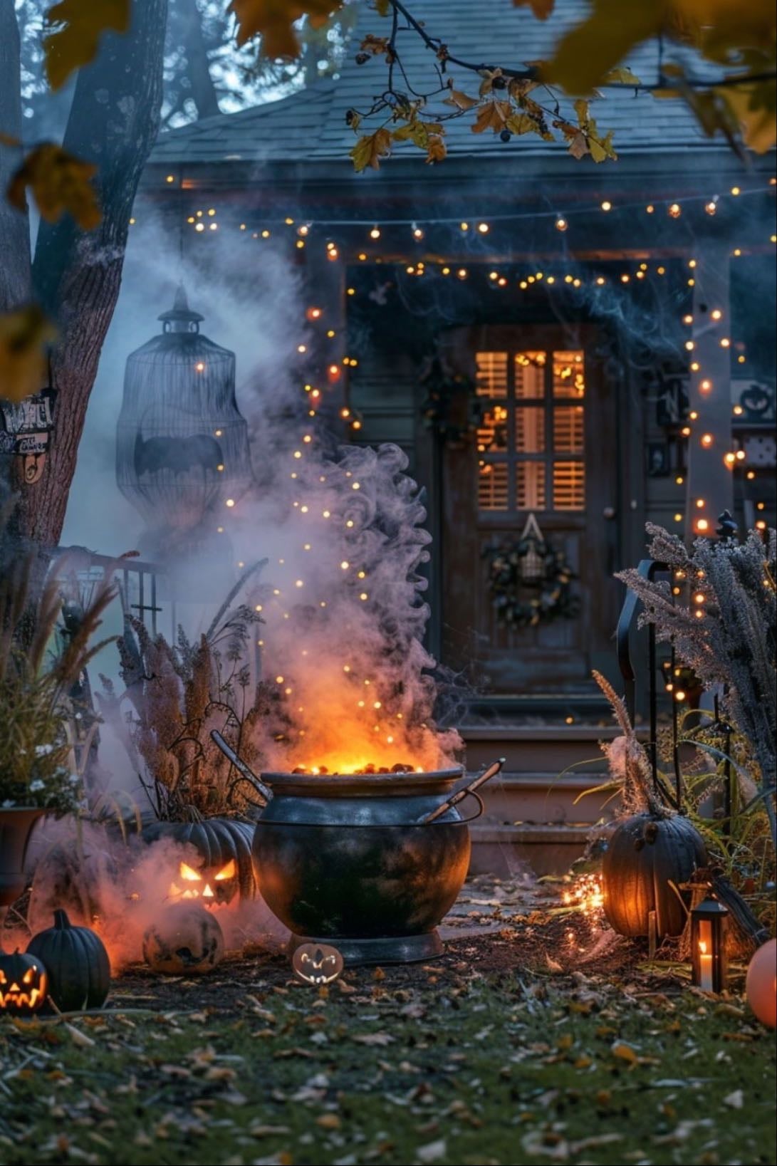 Halloween House Decorating