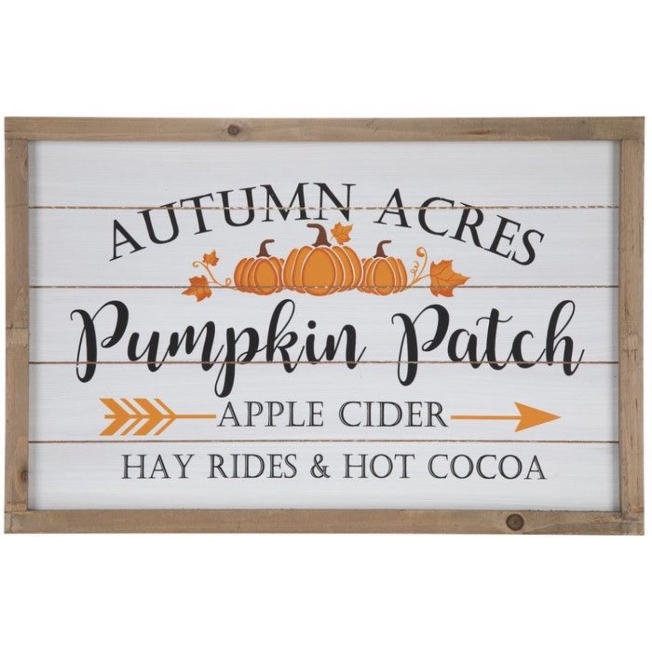 Autumn Acres Pumpkin Patch Wall Sign