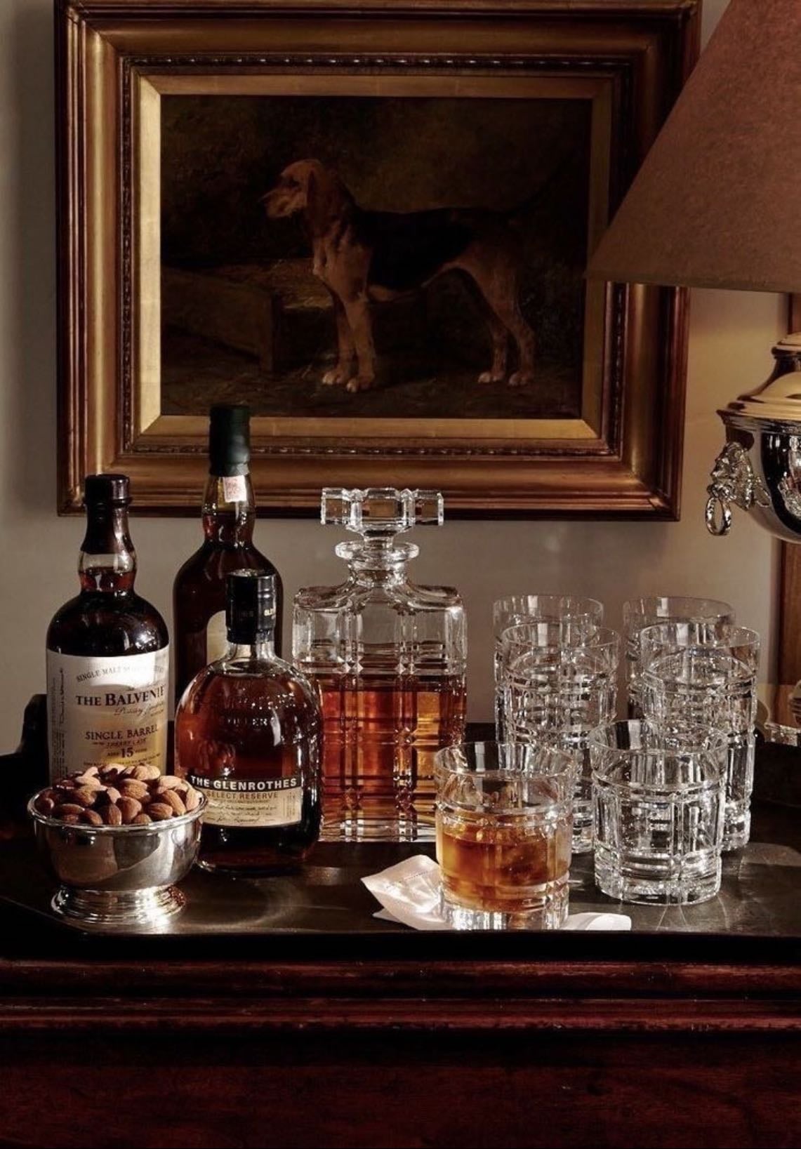 Crystal Whiskey Bottle