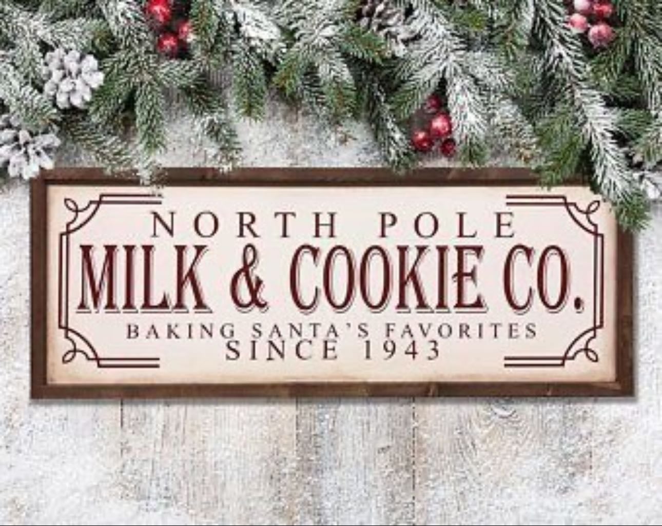 Milk & Cookie Co. Wall Sign