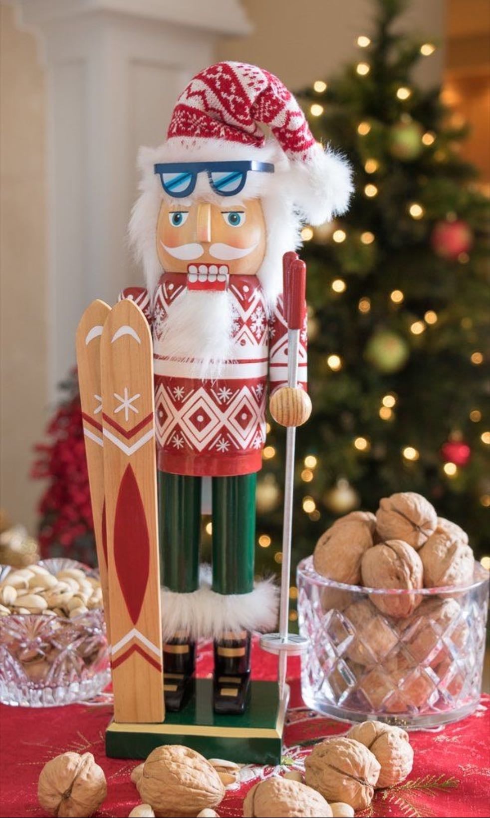 Nutcracker - Holding Skiis