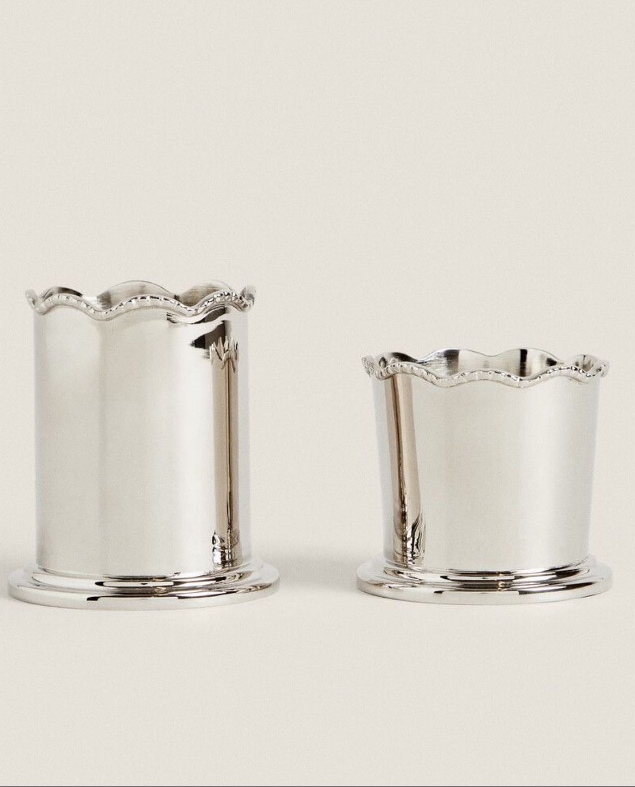 ZARA HOME Silver Dishes