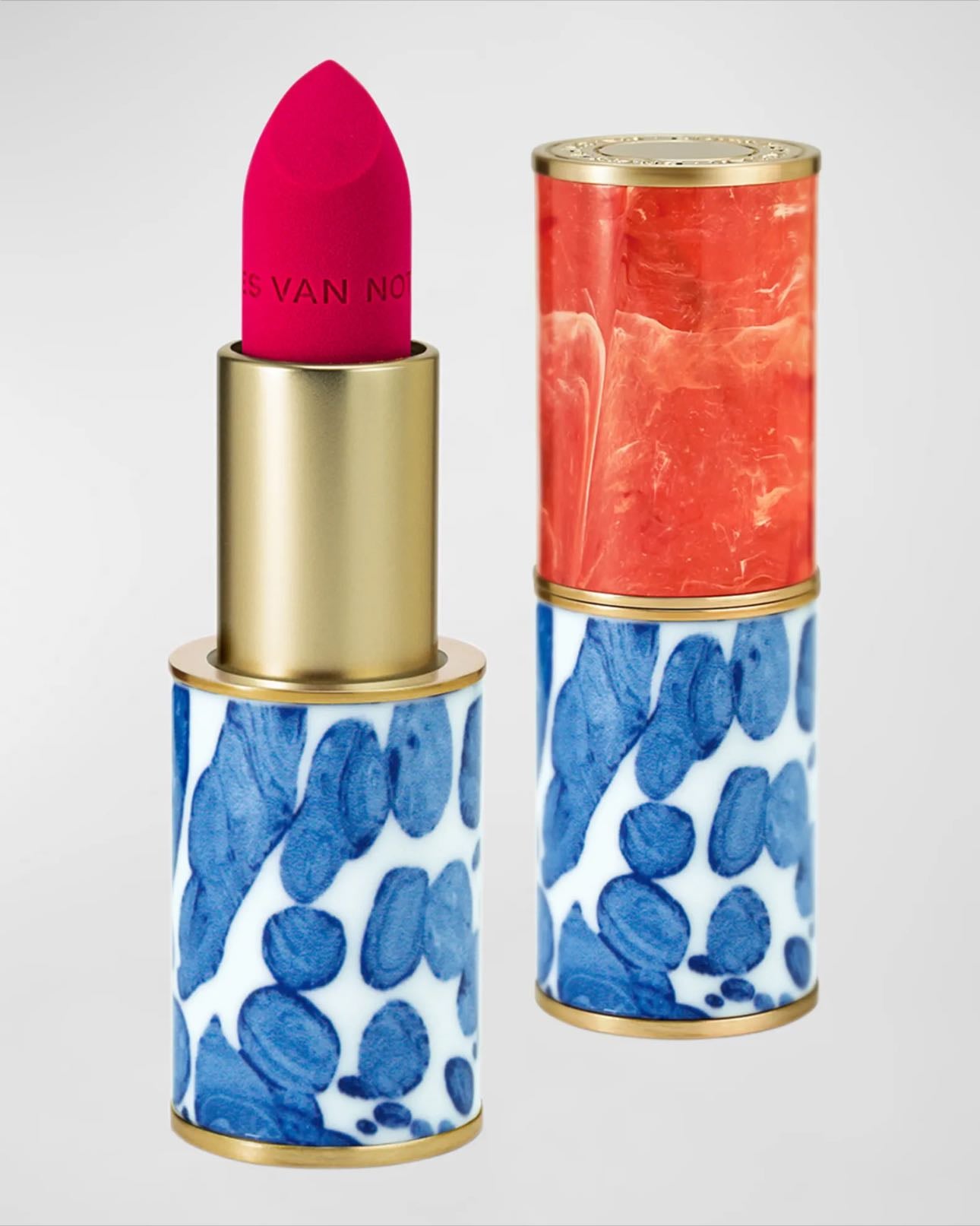 DRIES VAN NOTEN Lipstick Case - in Coral Ceramic